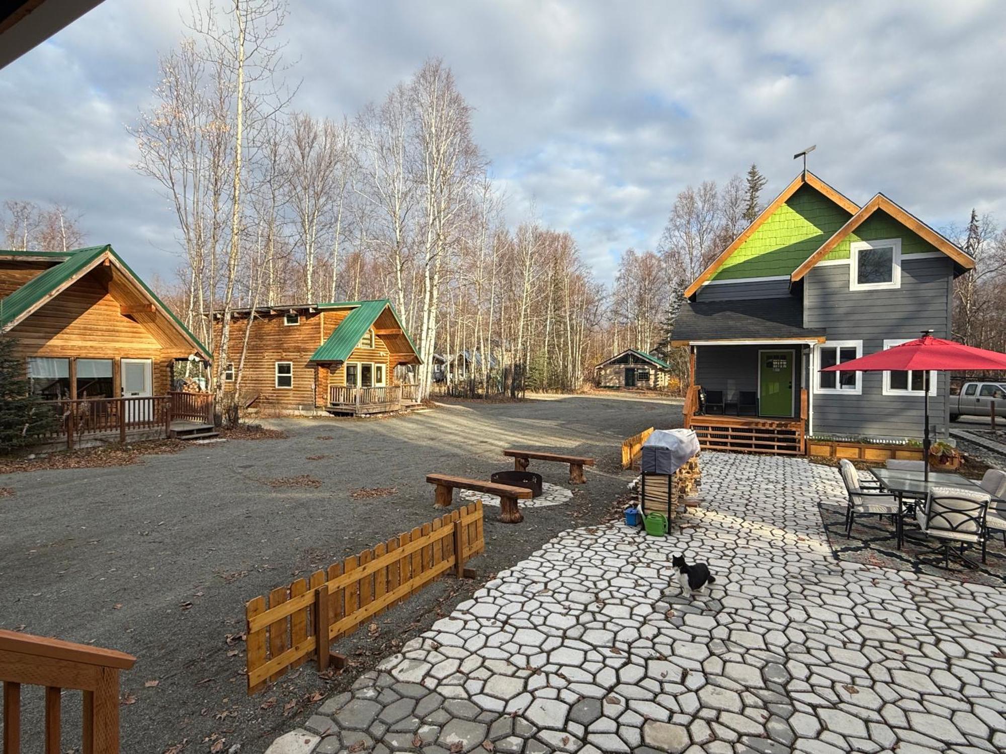 Talkeetna Log Cabin With Hot Tub Unit 2 Exterior foto