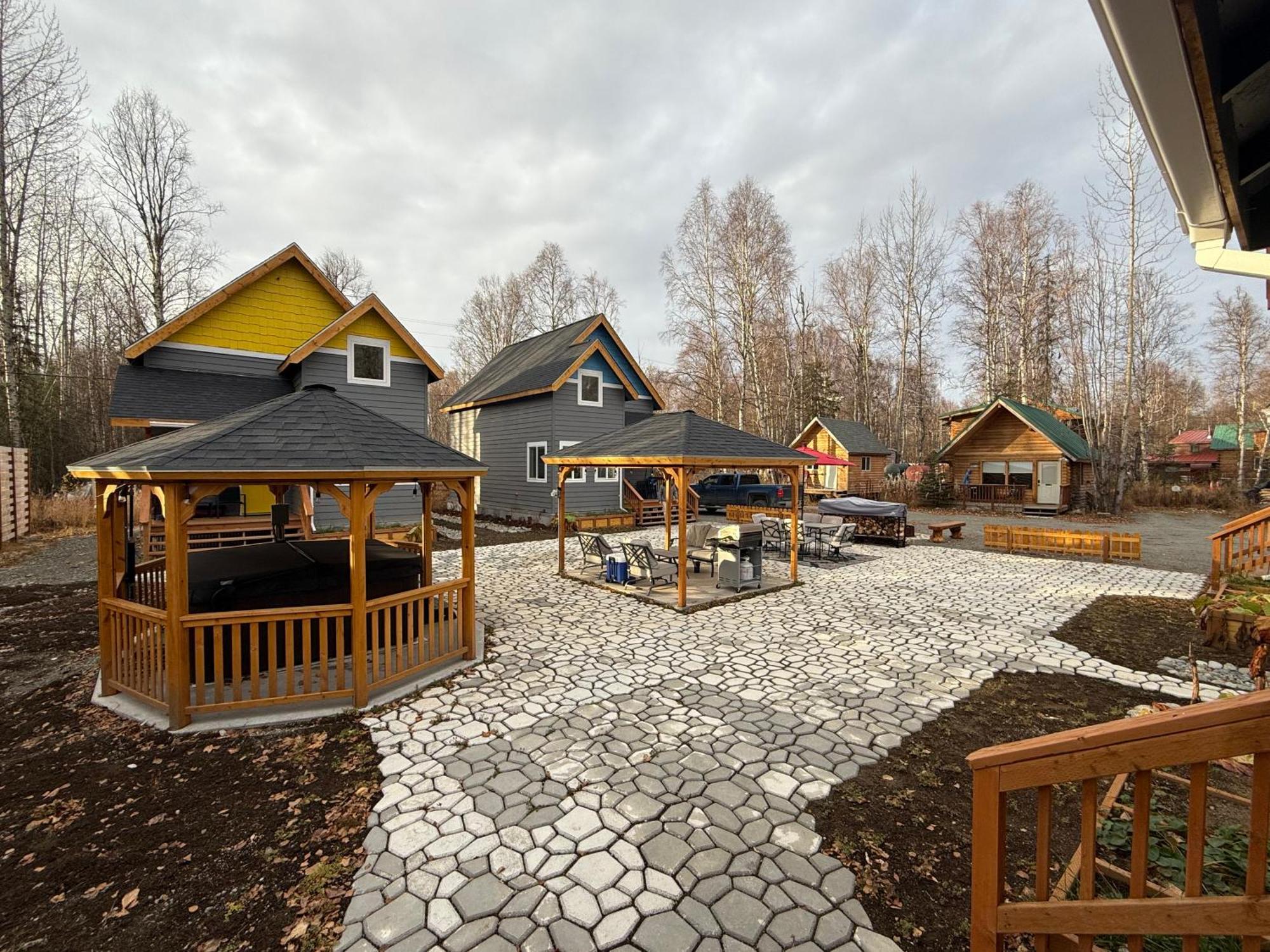 Talkeetna Log Cabin With Hot Tub Unit 2 Exterior foto